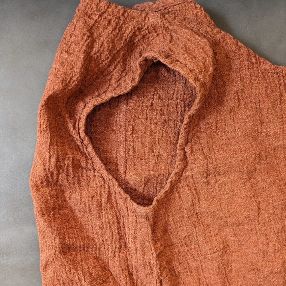 Elizabeth Suzann Petra Crop Terra Linen Gauze - Picture 4 of 10